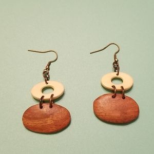 Wood earrings